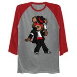 King of Pop Bear Baseball T-Shirt