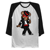 King of Pop Bear Baseball T-Shirt