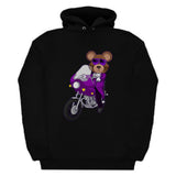 Purple Rain Bear Hoodie