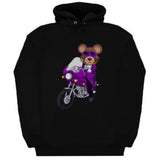 Purple Rain Bear Hoodie